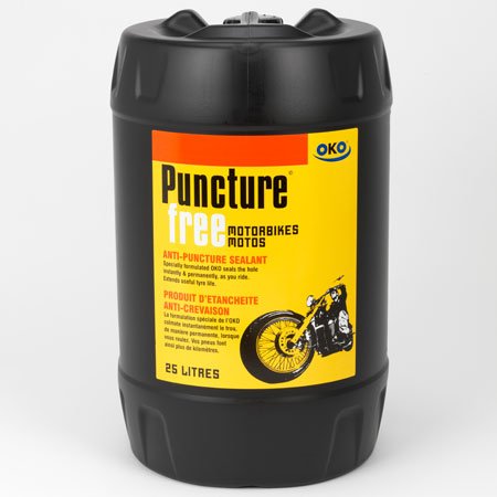 OKO 25L Puncture Free On-Road for Motorbikes, Mopeds and Scooters Without a Pump