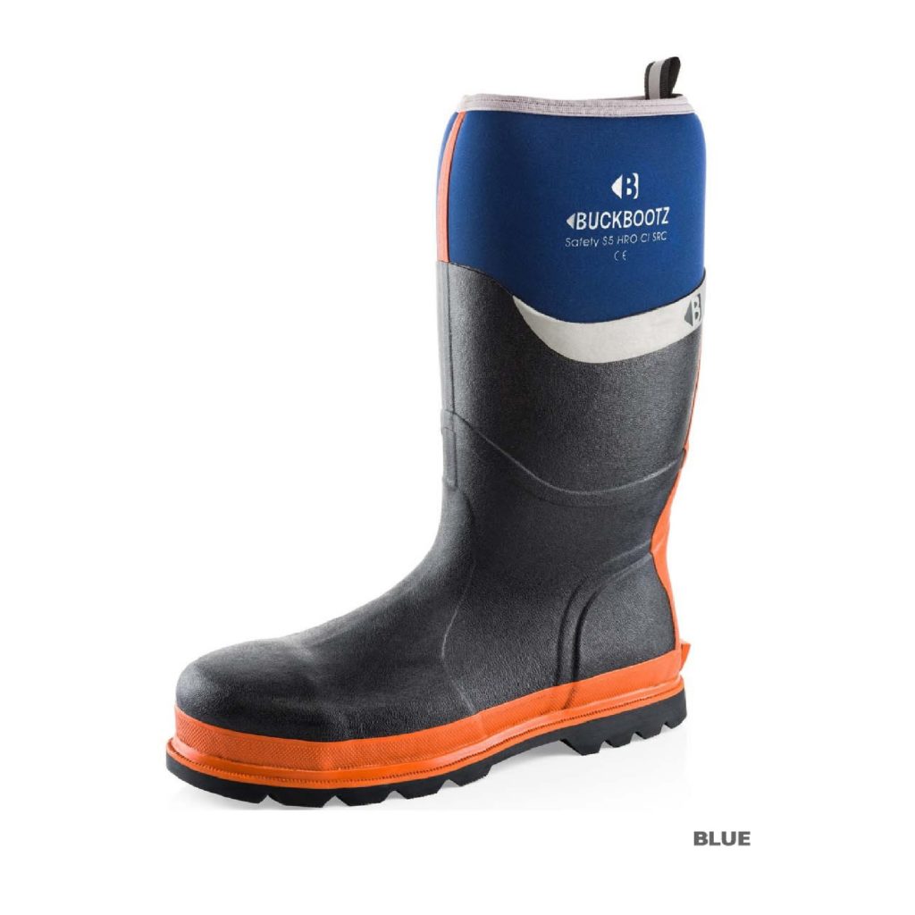 Buckbootz Safety Wellington Boot BBZ6000BL DQ Services Ltd