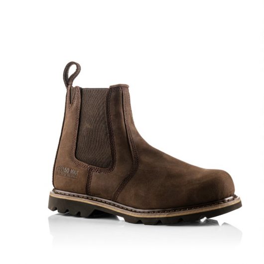 This image shows Bucklers B1150 safety dealer boot in brown
