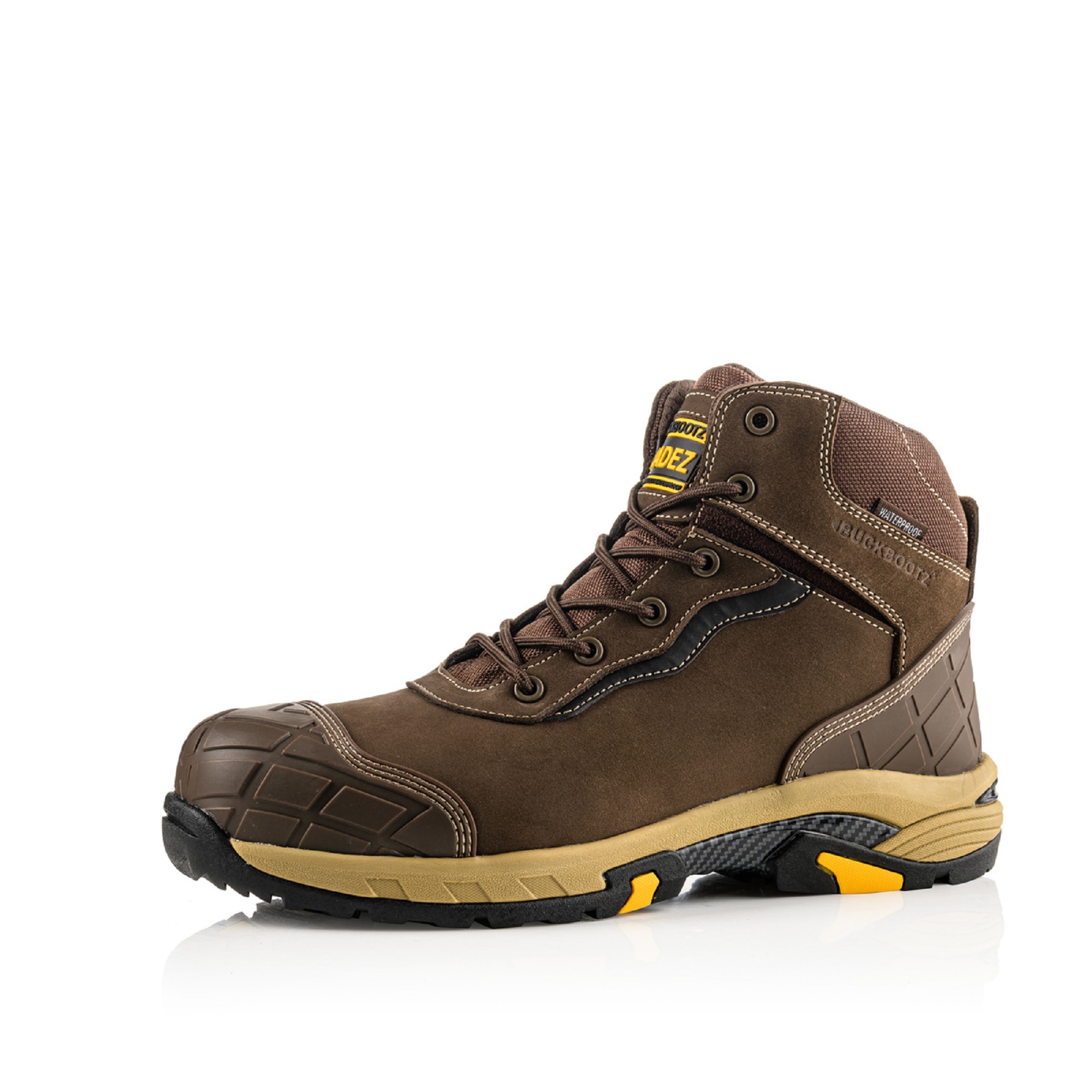 Buckler BuckBootz Tradez Blitz Brown Safety Boots | DQ Services Ltd