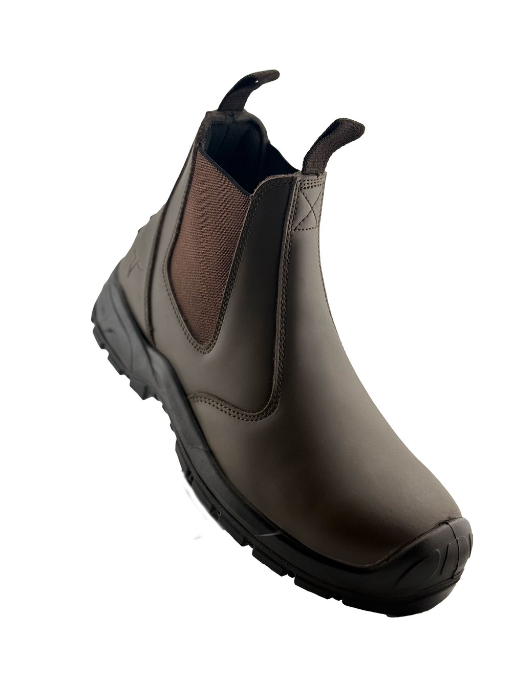 Tuffking 9552 Brook Brown Safety Slip-on Boot